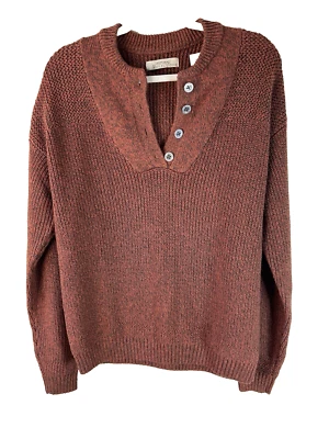 Suéter Natural Reflections Mujer Grande Otoño Naranja Pullover Grueso Acogedor Foto 1 de 4