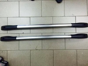 KIT BARRE CON ATTACCHI PER TETTO AUTO RAILING FIAT PANDA (169) II 03>06> CROMATE - Foto 1 di 1