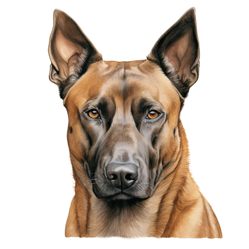 Camisetas/camiseta de raza de pastor holandés de calidad absorbente Foto 1 de 1