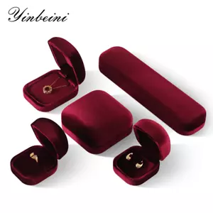 Yinbeini Anello Velluto Orecchino Bracciale Collana Scatola Portagioie Organizzatore - Foto 1 di 41