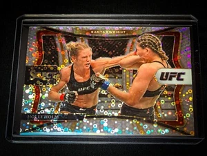 HOLLY HOLM - 2021 UFC SELECT - SILVER DISCO PRIZM - PREMIER LEVEL - SP - No.132 - Picture 1 of 2