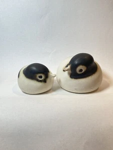 Mid Century Ceramic Bird Handmade • Set of Two - Picture 1 of 10