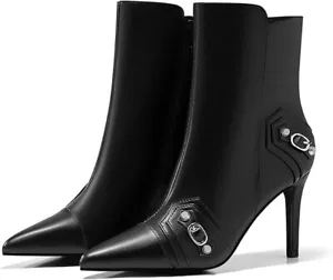 Coutgo Womens High Heel Ankle Boots--BRAND NEW-- - Picture 1 of 6
