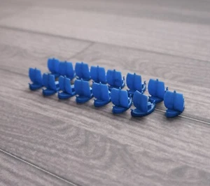 Catan 3D Expansión Gente de Mar | 15 Piezas de Barco Azul Antiguo, Barcos Miniatura - Imagen 1 de 6