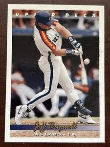 Jeff Bagwell Hall of Famer Houston Astros Upper Deck 1993 Card 256 - Picture 1 of 4