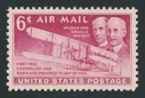 #C45, 6c Wright Brothers, Superb-OG-NH, 2023 PSE cert (grade 98, nh), SMQ is $95 - Picture 1 of 1