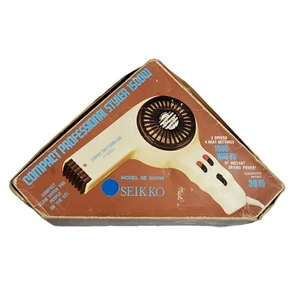 Secador de pelo Seikko SE 1500w peinado profesional compacto azul transparente de colección caja abierta - Imagen 1 de 8