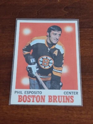 1970 Topps - Phil Esposito - #11  Boston Bruins HOF NM - Image 1 of 2