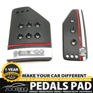 Accelerator/Brake 2Pcs/Set Universal Black Racing Sports aluminum Pedals Pad - Bild 1 von 7