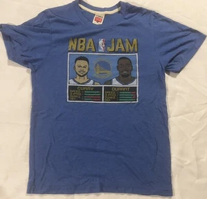 Homage Golden State Warriors NBA Jam T Shirt Steph Curry Klay Thompson Men's S - Picture 1 of 9