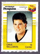 1987-88 Pittsburgh Penguins Kodak #19 Dave McLlwain