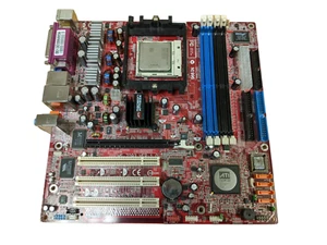VINTAGE E-MACHINE MS-7093 PC MOTHERBOARD W/ ADA3200DIK4BI CPU No I/O Shield - Bild 1 von 5