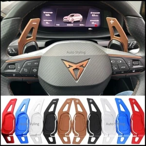 Extensiones de cambio de paleta de bronce para volante Audi Seat Leon Cupra - Imagen 1 de 10