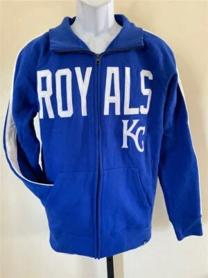 Nova Jaqueta Kansas City Royals Masculina Tamanho M Média Zíper Completo - Imagem 1 de 4