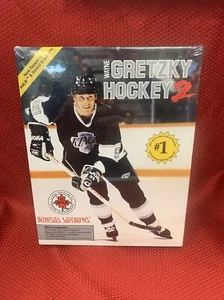 Wayne Gretzky Hockey 2 PC Game Bethesda Softworks VTG 1990 3.5 & 5.25 Discs NEW - Picture 1 of 8