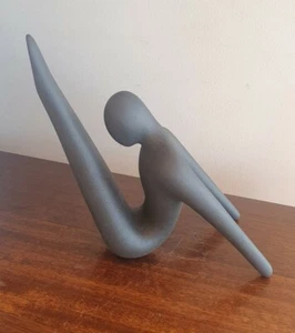 Lineasette Italian Gymnast Ceramic Design Sculpture Figurine - Flavio Cavalli - Picture 1 of 9