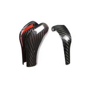 Real Carbon Fiber Gear Shift Knob Cover Kit for Porsche Cayenne 958 2011-2017 - Picture 1 of 7