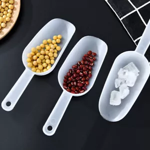 3X Mini Plastic Ice Scoop Measuring Scoops, Multifunctional Frosted Small shovel - Picture 1 of 12