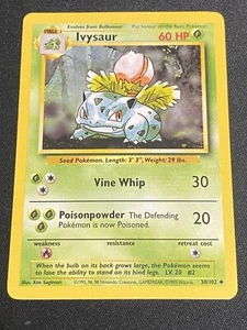 IVYSAUR - Base Set - 30/102 - Uncommon - Pokemon Card - Unlimited Edition - NM - Bild 1 von 1