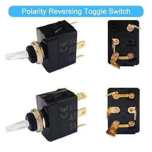 1PCS Toggle Switch SPDT 12V Polarity Reversing Switch 3Pin/4Pin For Car Boat - Picture 1 of 7