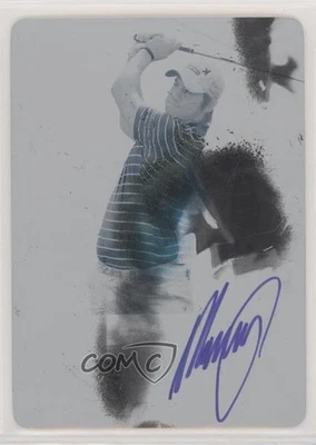 2011 Leaf Metal Auto Printing Plate Cyan 1/1 Matteo Manassero #BA-MM1 s7f - Image 1 of 3