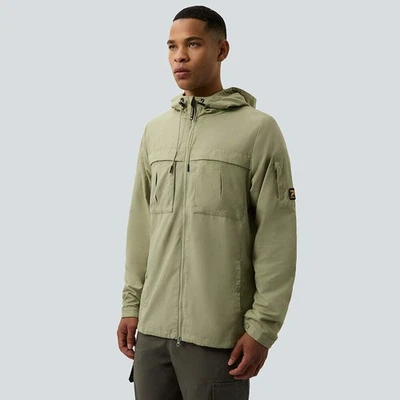 Patrick Mens Casual Jacket William Terraces Full Zip Jacket Khaki - Image 1 of 4