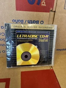 Mobile Fidelity MFSL MOFI Ultradisc CD-R 24 KT Blank Gold Disc  - Picture 1 of 2