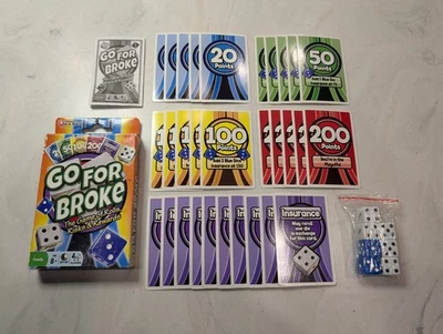 2011 Winning Moves Go For Broke The Game of Rolls, Risks, & Rewards - Image 1 of 4