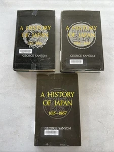 History of Japan G Sansom All 3 volumes hardcover: To 1334, 1334-1615, 1615-1867 - Imagen 1 de 13