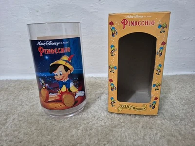 Taza de cristal vintage Pinocho Disney Burger King Collector Series en caja 1994 Foto 1 de 4