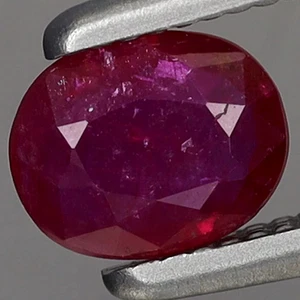 0.35ct t.w 4.9x4mm Cushion Natural Heated Red Madagascar Ruby Gemstone - Picture 1 of 4