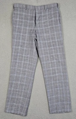 Pantalones Brooks Brothers Negro Vellón Talla BB2 (33x30.5) Príncipe de Gales Glen Cuadros Foto 1 de 4