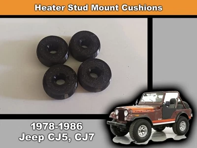 Jeep CJ Heater Firewall Mounting Stud Bumper Grommets 1978-1987 CJ5 CJ7 - Image 1 of 4