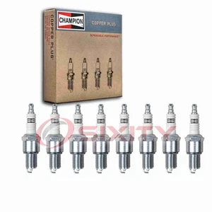 8 pc Champion Copper Plus Spark Plugs for 1965 Chevrolet Corvette 6.5L V8 yx - Picture 1 of 5