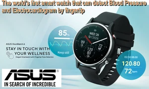 ASUS VivoWatch 6(HC-D06)detect Blood Pressure and Electrocardiogram by fingertip - Picture 1 of 24