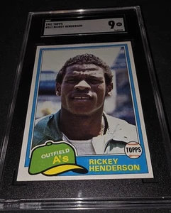 1981 Topps - Rickey Henderson #261 - sgc 9 MT - Bild 1 von 13