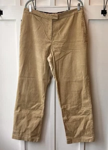 Vintage Tommy Hilfiger Womens Size 16 Tan Corduroy Straight Leg Pants Bottoms - Picture 1 of 10