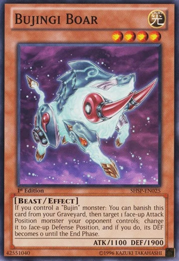 Bujingi Boar - SHSP-EN025 - Common - Unlimited Edition Near Mint Shadow Specters - Image 1 of 1