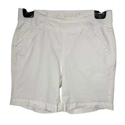 Jag Jeans The Classic Fit White Cotton Blend Shorts Women's 2P - Image 1 of 4