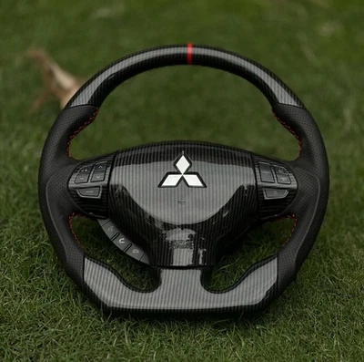 Mitsubishi Lancer Evolution Evo X 2007-2016 Carbon Fiber JDM Steering Wheel '. - Image 1 of 4
