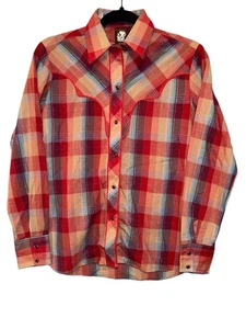 Vintage Pearl Snap Western Karman Hemd 11/12-34 - Bild 1 von 12