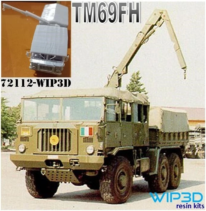 FIAT 6605 TM 69 FH Trattore d'Ariglieria Esercito Italiano WIP3D 72112  1/72 - Immagine 1 di 1