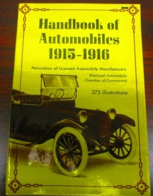 Handbook of Automobiles, 1915 - 1916, Dover Publications - Image 1 of 4