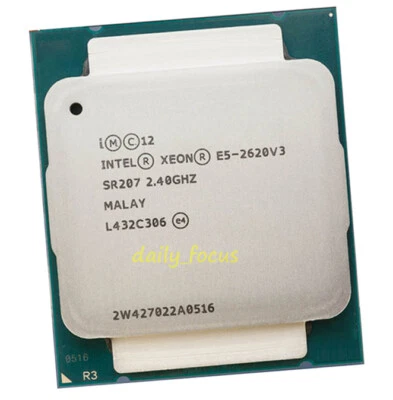 Intel Xeon E5-2620 v3 2.4 GHz LGA2011-3 6 cores 12 T SR207 CPU Processor 15 MB - Image 1 of 4