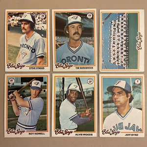 1978 Topps Toronto Blue Jays Baseball Cards ⚾️ 6 Card Lot ⚾️ Howell •Byrd •Woods - Picture 1 of 9
