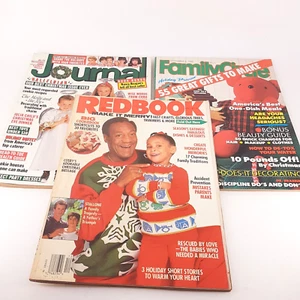 3-VTG Journal Redbook Family Circle Dec 1989 Nov Dec 1990 Holiday Food Memories - Bild 1 von 5
