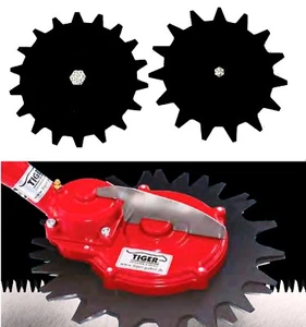 TIGER  2x 18/15 Zähne -  Messerblatt für Race-Cut Kopf für Motorsense - Bild 1 von 1