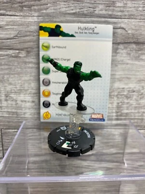 Heroclix Marvel Young Avengers Hulking #009 Common Figure w/Card - Image 1 of 2