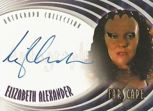 Farscape Season 4 - A28 Elizabeth Alexander "Vella" Autograph Card