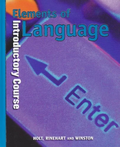 Elements Of Language Grade 6 Introductory Course by Rinehart And Holt - Image 1 of 1